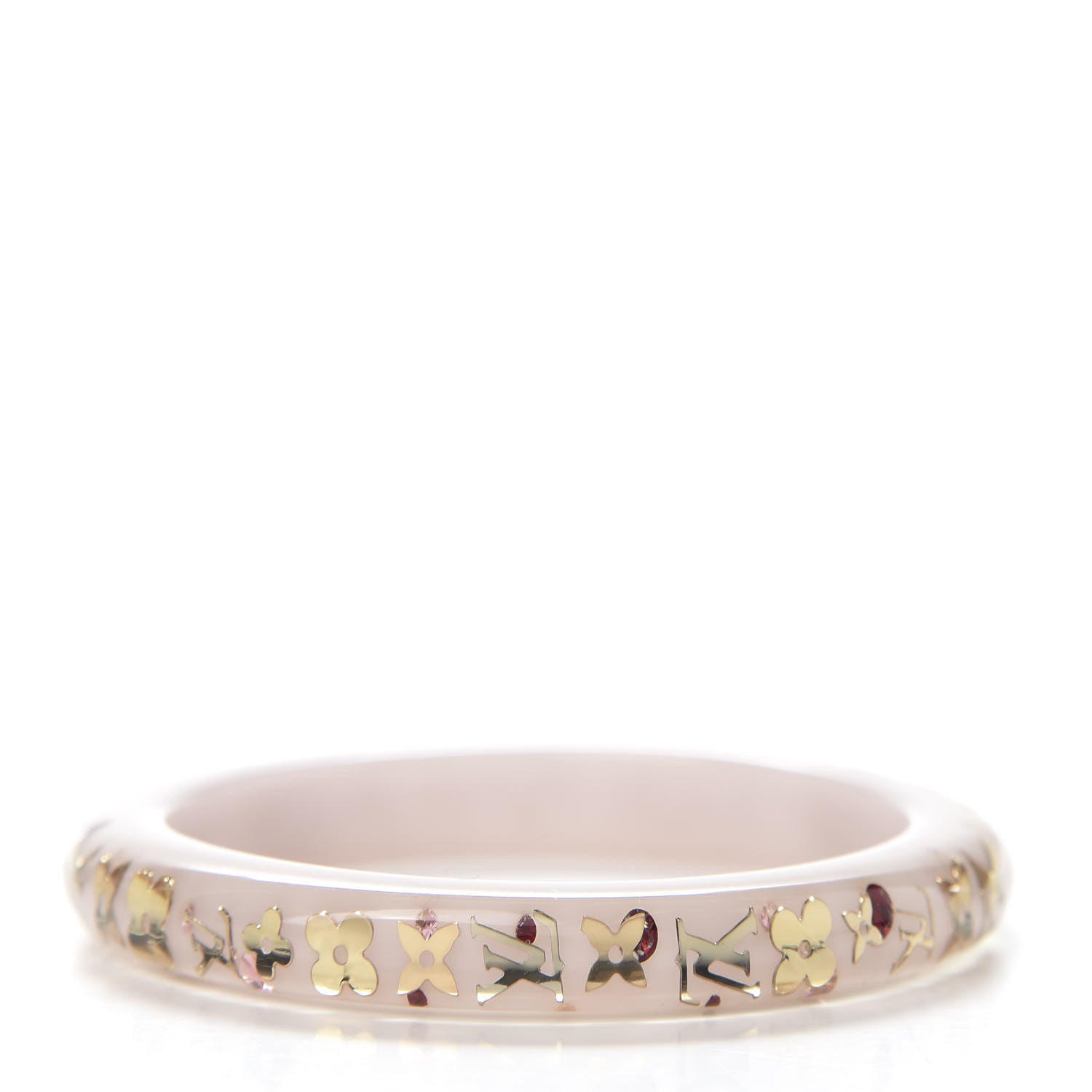 Louis Vuitton Resin Swarovski Large Inclusion Bracelet PM Parme 3 of 3
