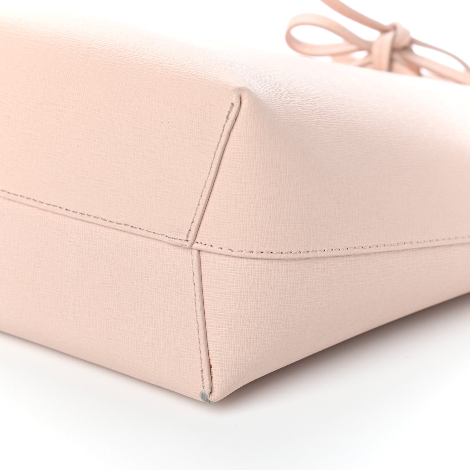 Mansur Gavriel Saffiano Mini Bucket Bag Rosa 9 of 9