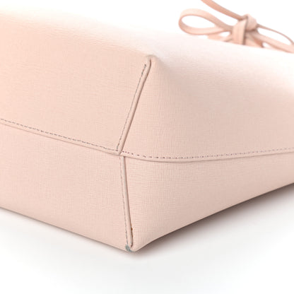 Mansur Gavriel Saffiano Mini Bucket Bag Rosa 9 of 9