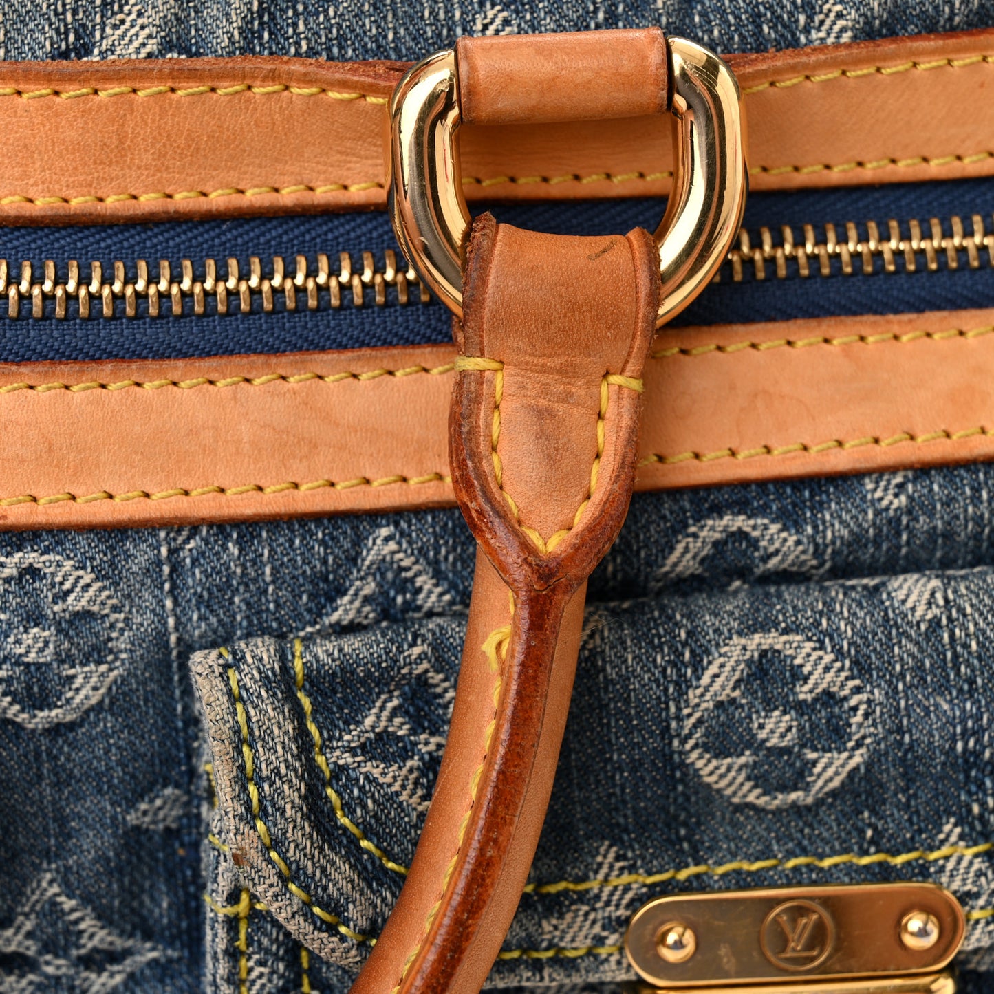 Monogram Denim Neo Speedy Blue