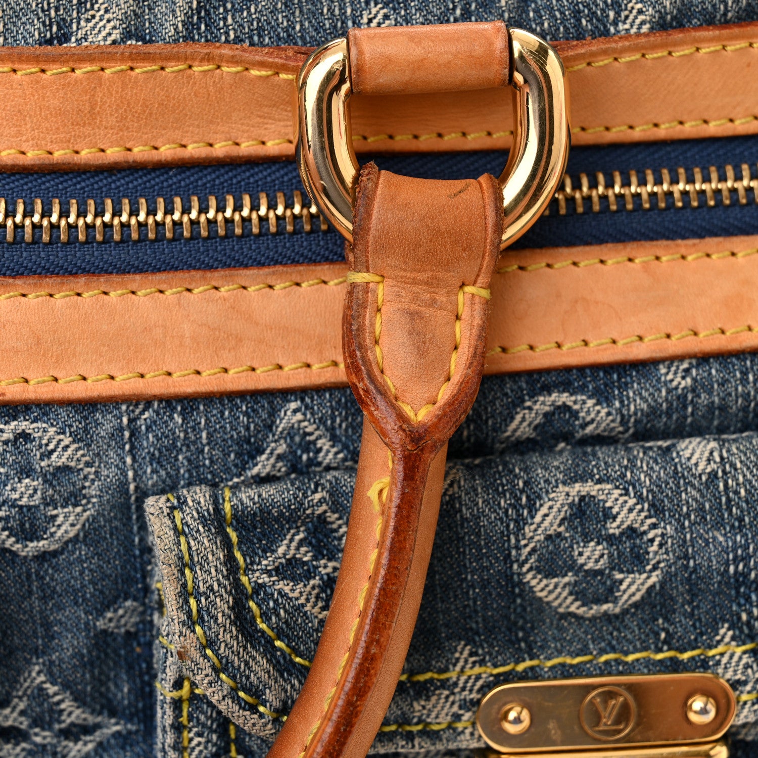 Louis Vuitton Monogram Denim Neo Speedy Blue 16 of 21