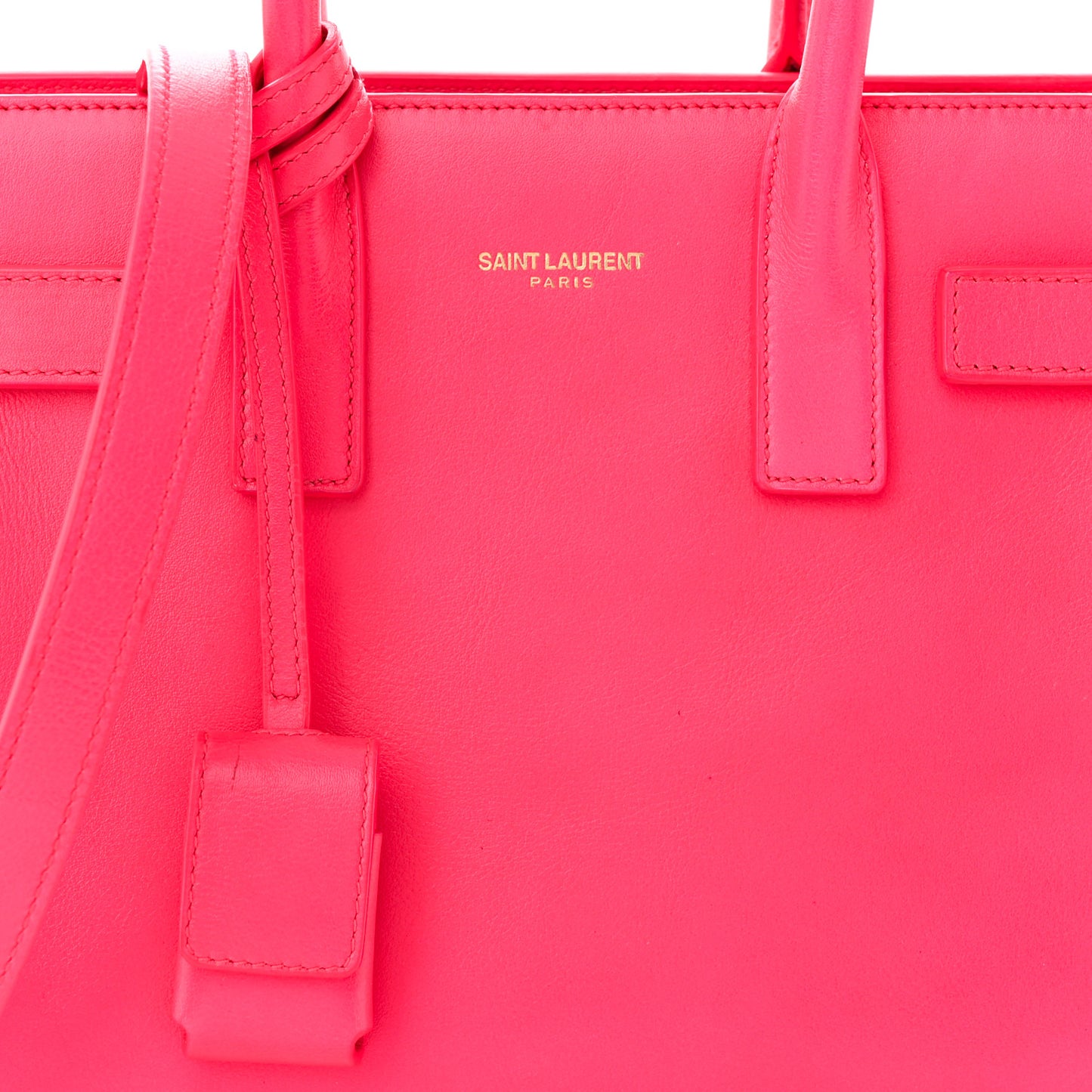 Calfskin Nano Sac De Jour Lipstick Fuchsia