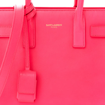 Saint Laurent Calfskin Nano Sac De Jour Lipstick Fuchsia 7 of 11