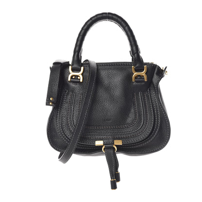 Chloe Calfskin Baby Marcie Satchel Black 1 of 8