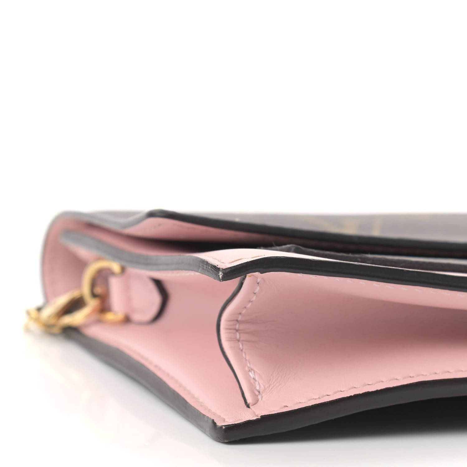 Louis Vuitton Monogram Flore Chain Wallet Rose Ballerine 8 of 13