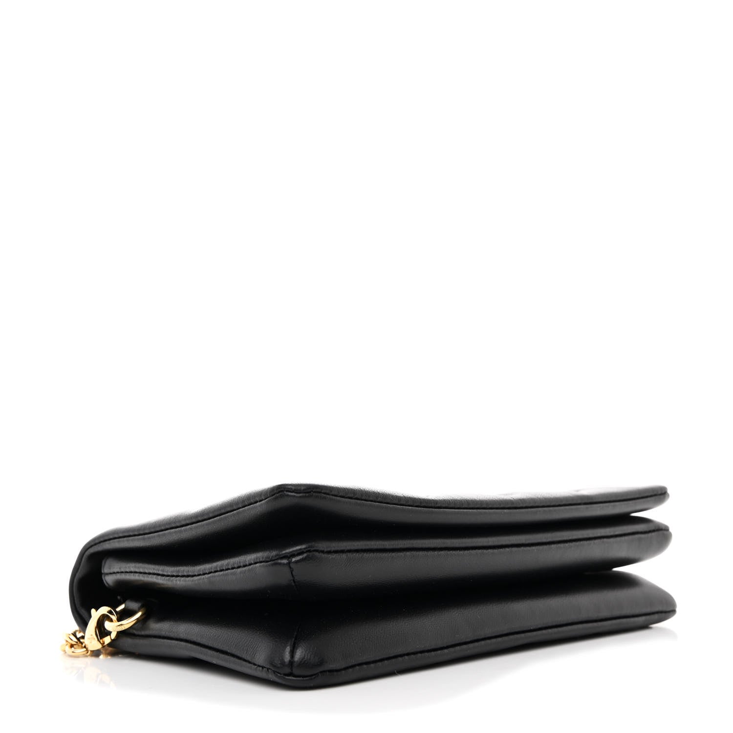Louis Vuitton Lambskin Embossed Monogram Pochette Coussin Black 4 of 9