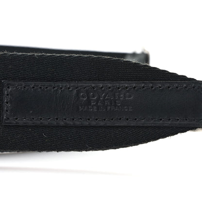 Goyard Canvas Calfskin Adjustable Shoulder Strap Black 3 of 4