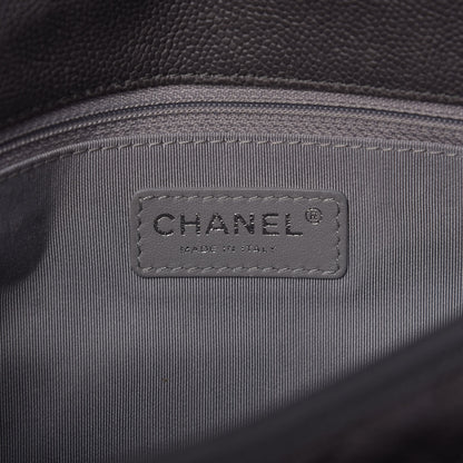 Chanel Caviar Quilted Large French Riviera Flap Dark Grey 8 of 10