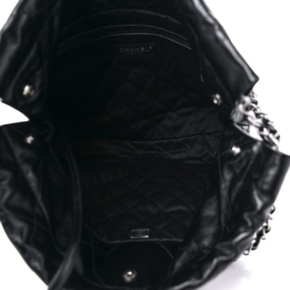 Chanel Shiny Calfskin Quilted Small Chanel 22 Black 6 of 11