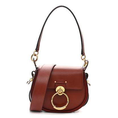 Chloe Calfskin Small Tess Bag Sepia Brown 1 of 11