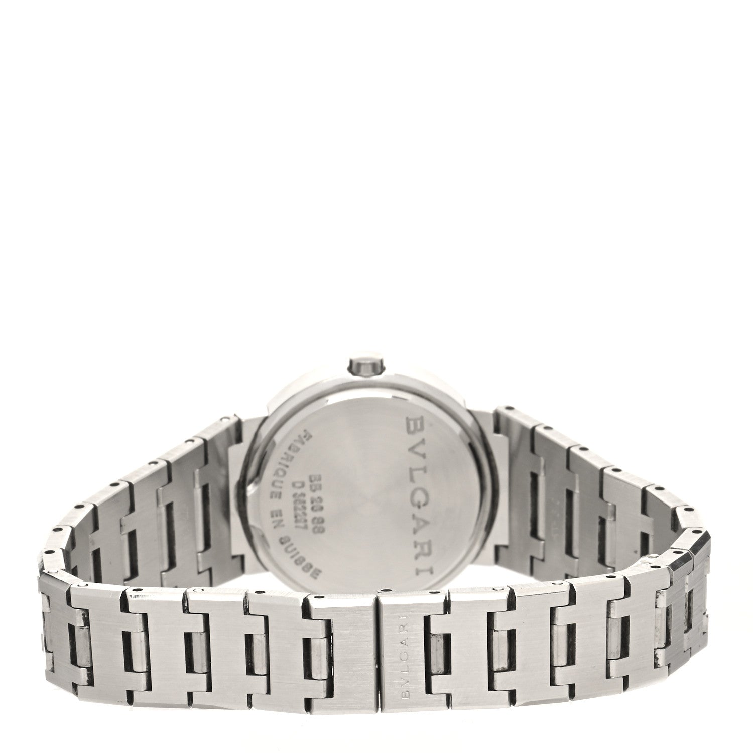 Bulgari Stainless Steel 26mm Quartz Watch Black 3 of 4