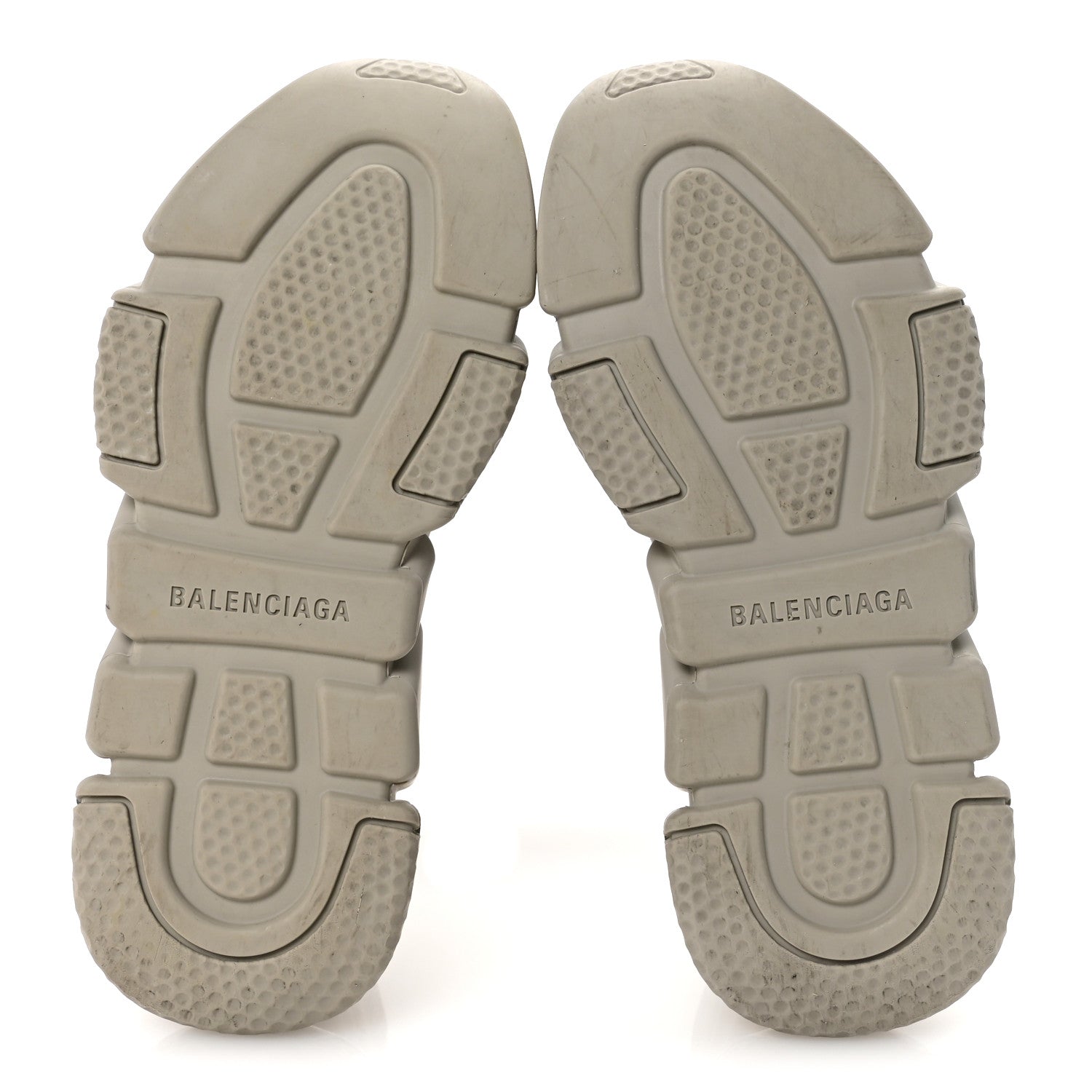 Balenciaga Technical 3D Recycled Knit Clear Sole Womens Speed Sneakers 35 Sand 6 of 10