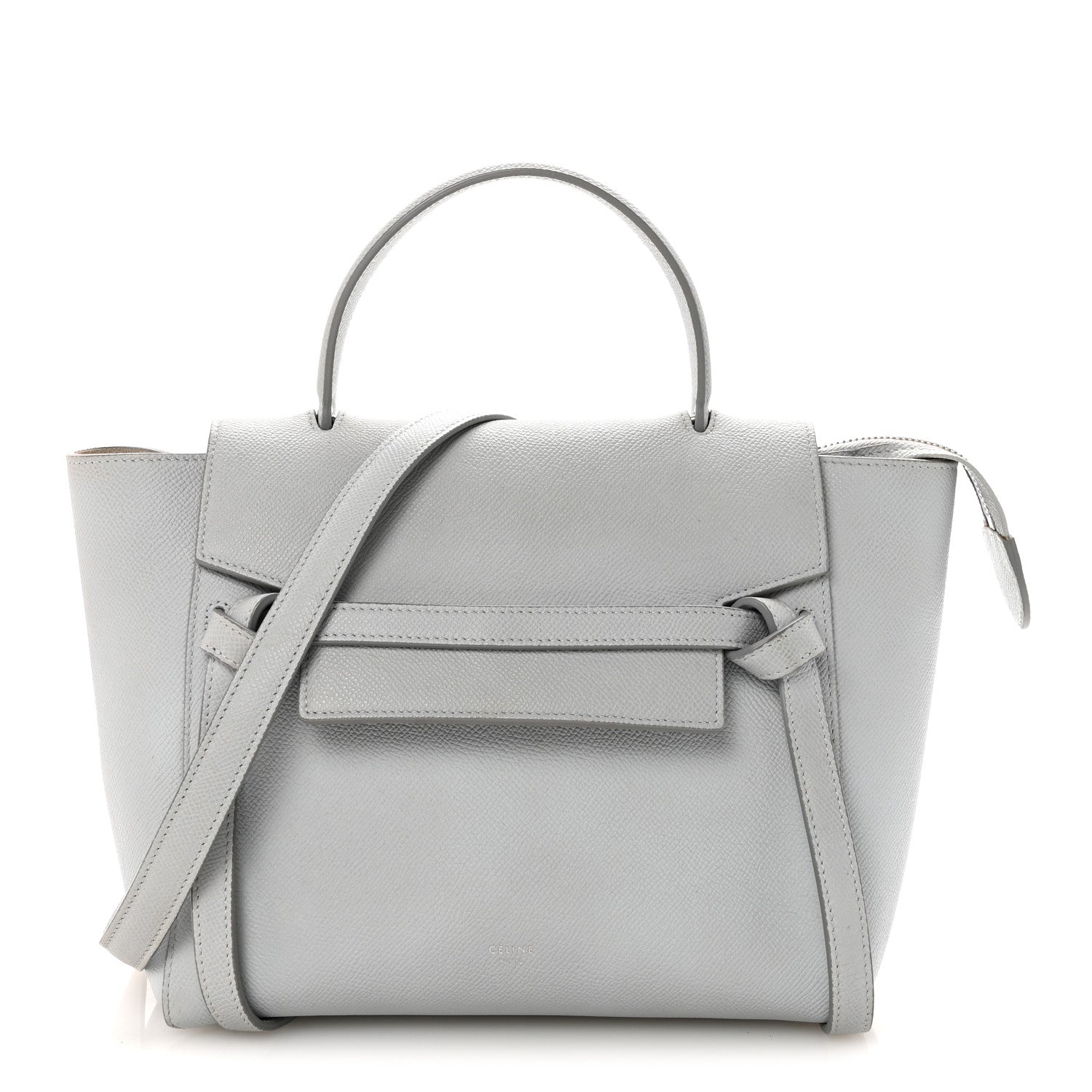 Celine Grained Calfskin Micro Belt Bag Cloud 1 of 10