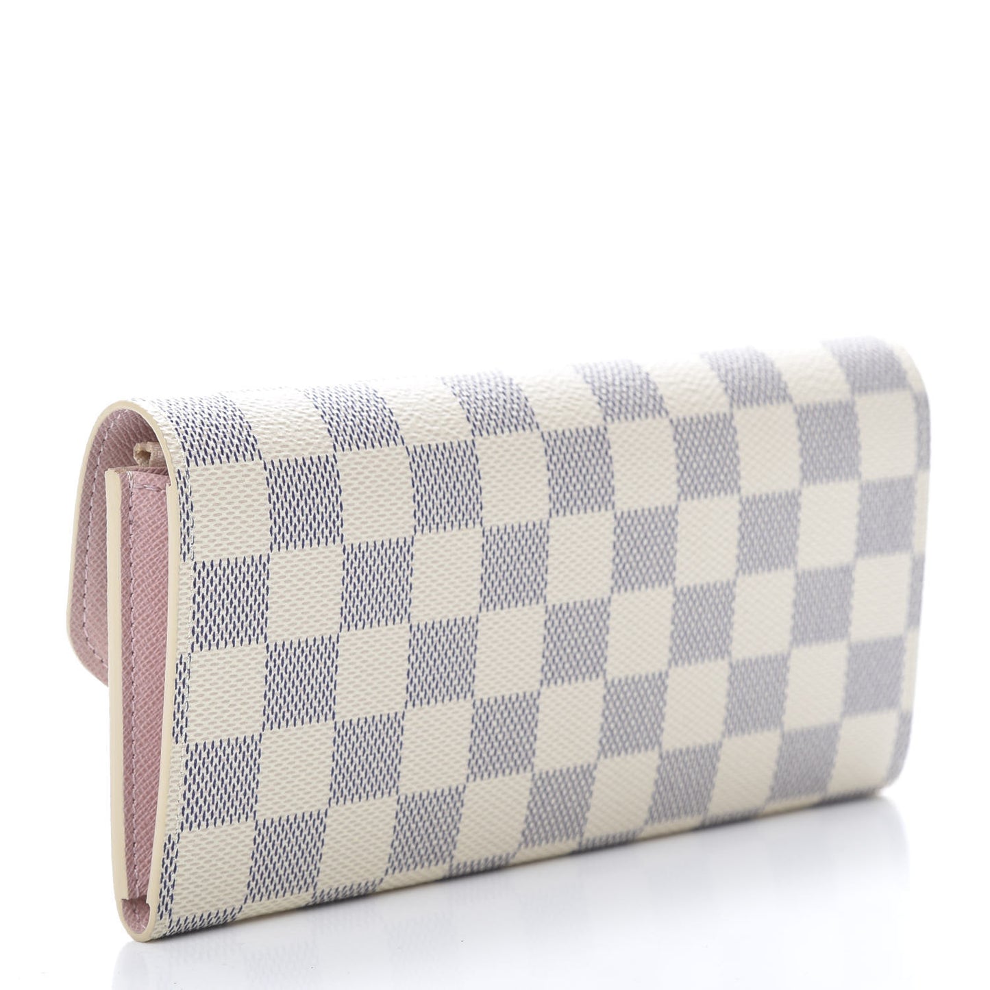 Damier Azur Emilie Wallet Rose Ballerine