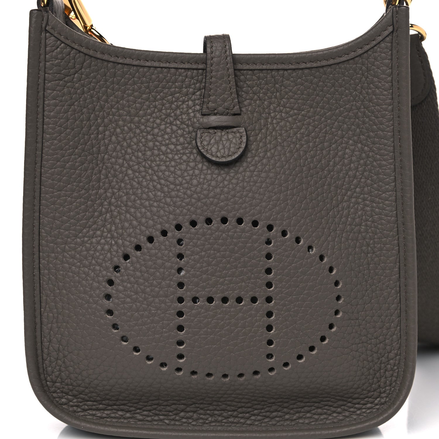 Hermes Taurillon Clemence Evelyne TPM Etain 10 of 15