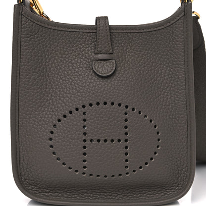 Hermes Taurillon Clemence Evelyne TPM Etain 10 of 15