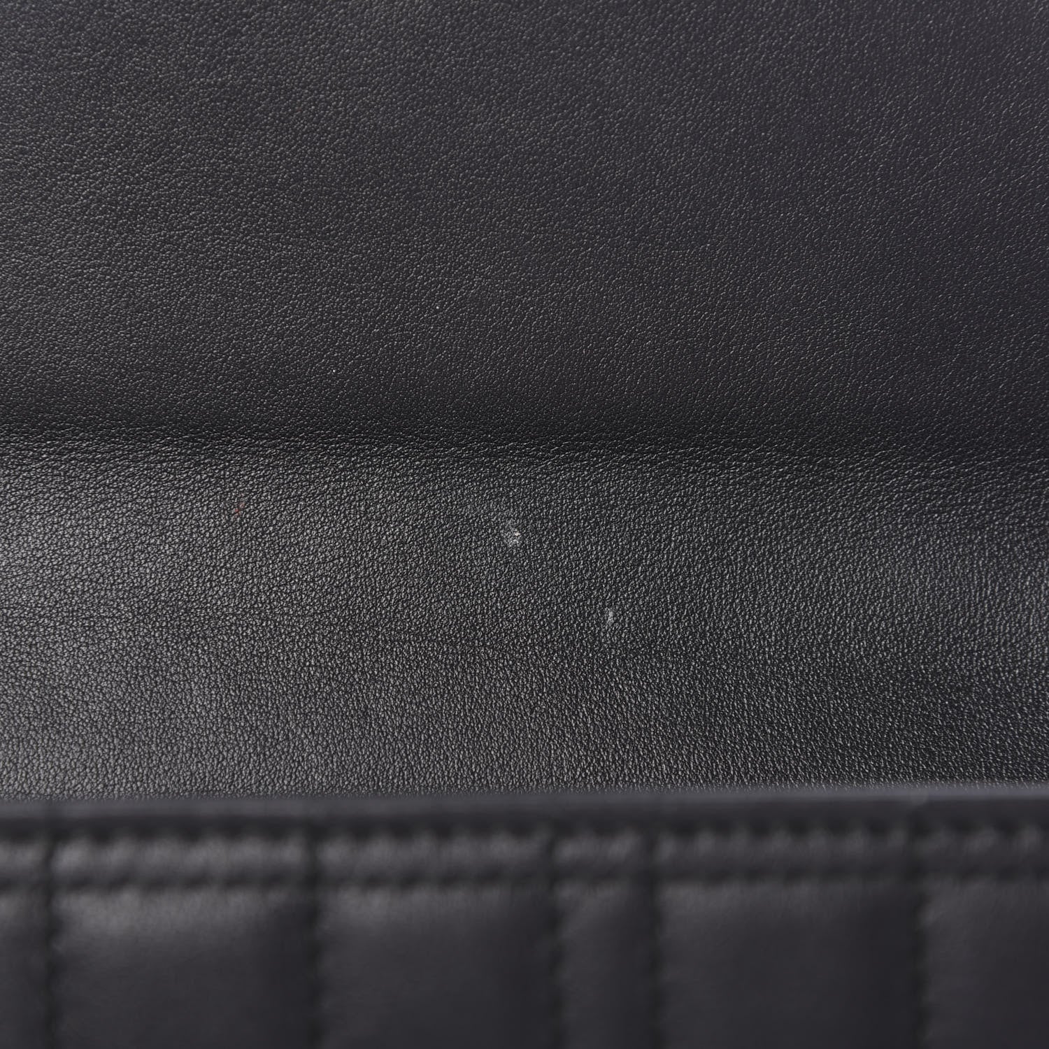 Gucci Calfskin Matelasse Mini Pearly GG Marmont Chain Wallet Black 10 of 11