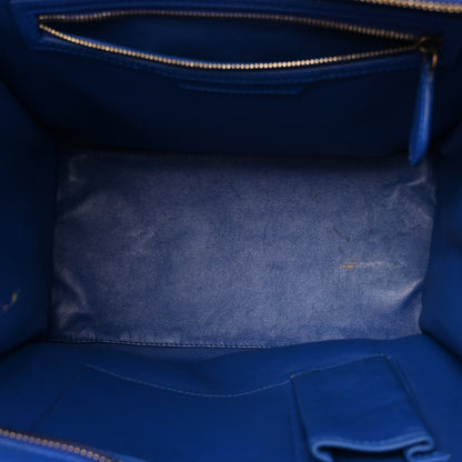 Celine Smooth Calfskin Mini Luggage Royal Blue 5 of 12