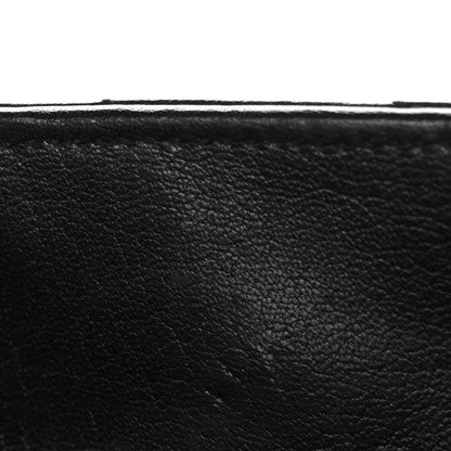 Saint Laurent Sheepskin Matelasse Chevron Large Monogram Shopping Bag Black 9 of 10