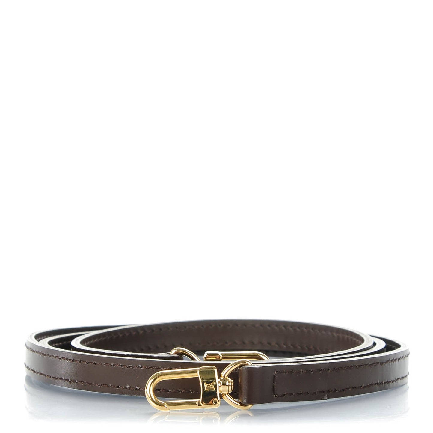Calfskin Shoulder Strap Brown