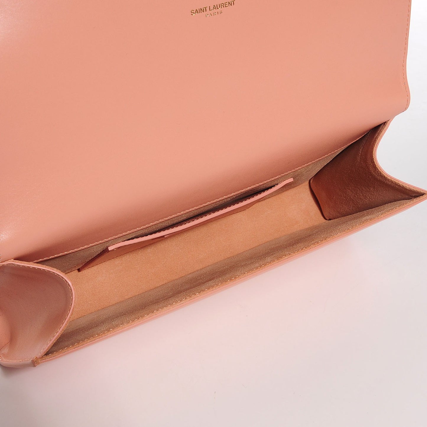 Calfskin Classic Monogram Clutch Glossy Blush