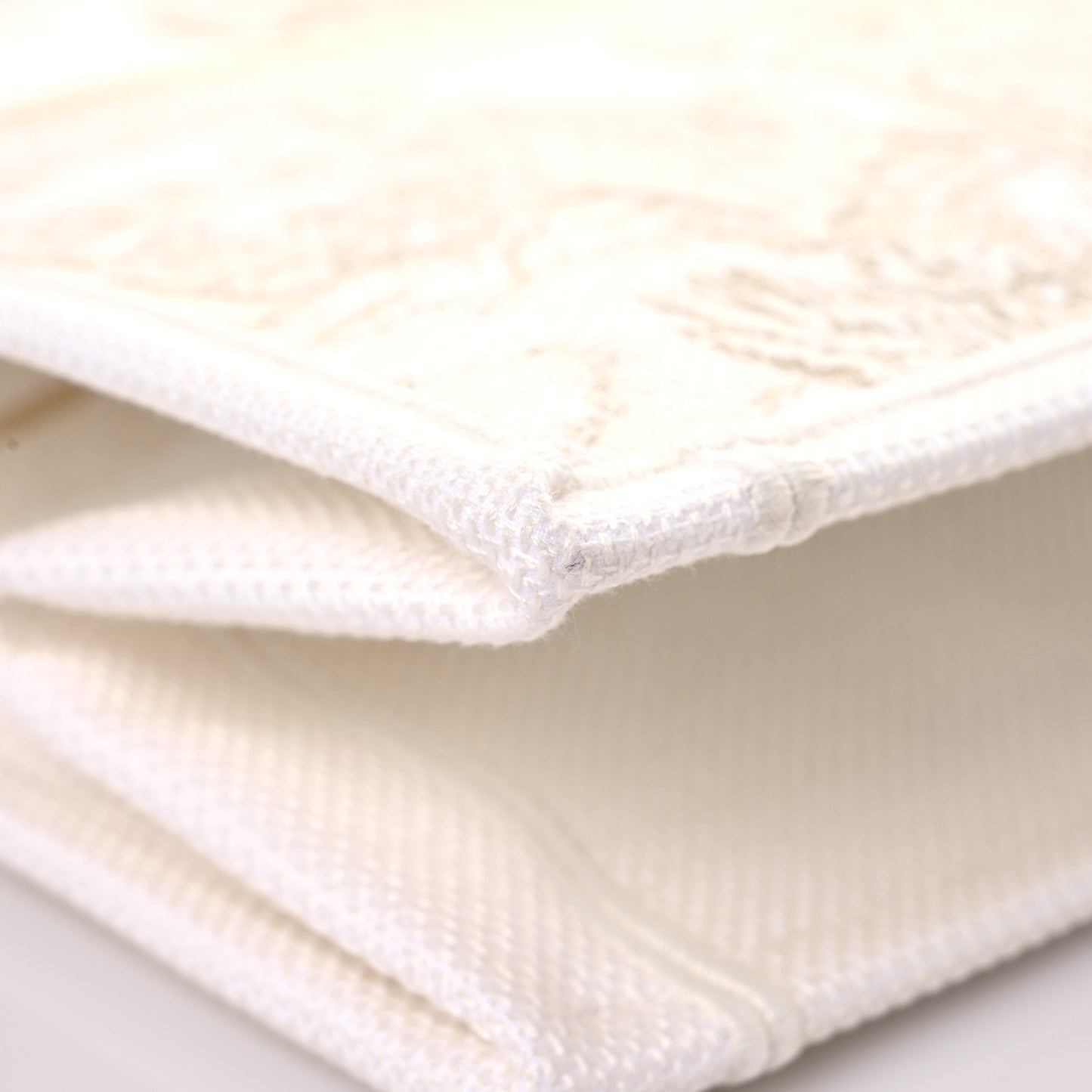 Canvas Embroidered Large Around The World Book Tote Gold