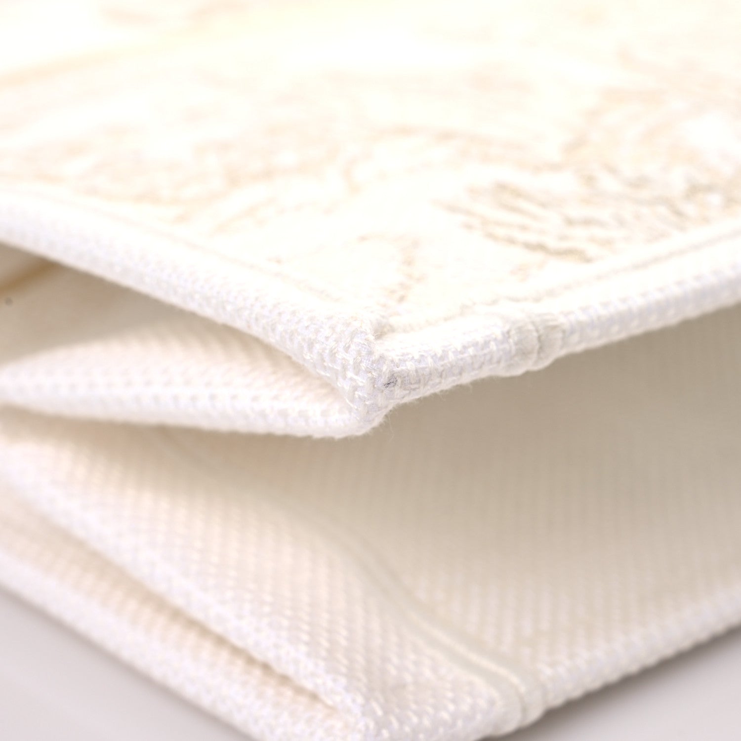 Christian Dior Canvas Embroidered Large Around The World Book Tote Gold 8 of 11