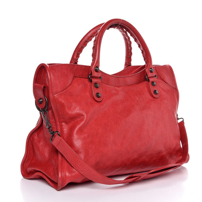 Balenciaga Agneau Classic Hardware City Rouge Coquelicot 4 of 8