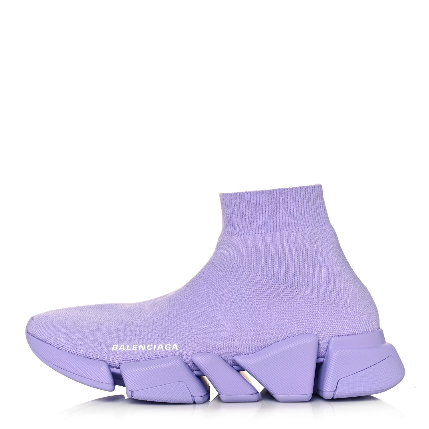 Balenciaga Technical 3D Recycled Knit Womens Speed 2.0 Sneakers 41 Monocolor Lilla 1 of 8