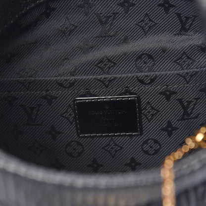 Louis Vuitton Calfskin Quilted Monogram Altair Clutch Black 6 of 10