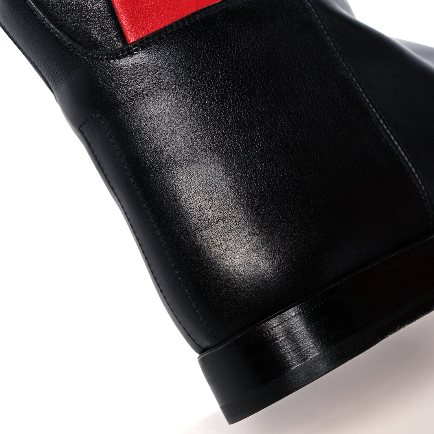 Hermes Calfskin Striped Riding Boots 39 Multicolor 10 of 12