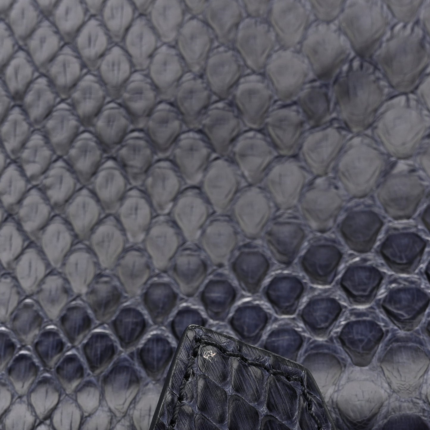 Snakeskin PS1 Pochette Clutch Blue