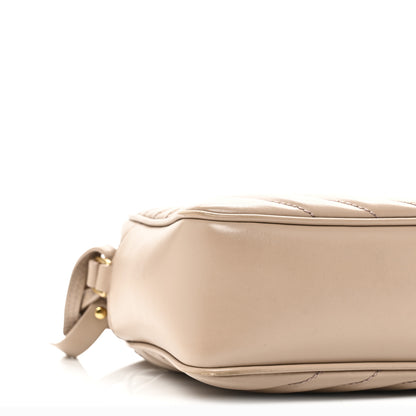Saint Laurent Calfskin Matelasse Monogram Lou Camera Bag Dark Beige 9 of 10
