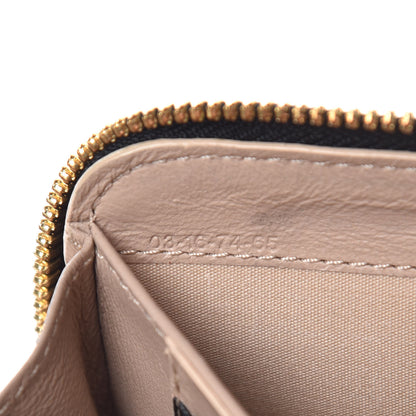 Chloe Lambskin Alphabet Zip Around Compact Wallet Black 8 of 11