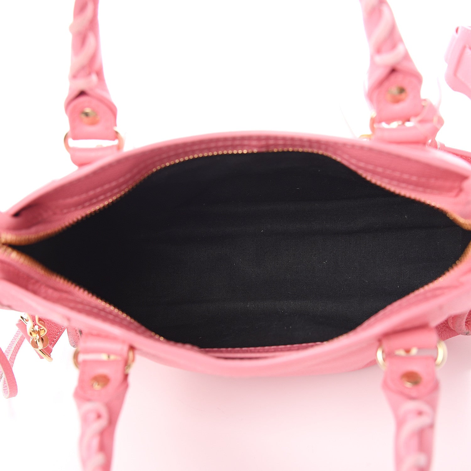 Balenciaga Veau Gravier Classic Gold Hardware Mini City Rose Dragee 4 of 13
