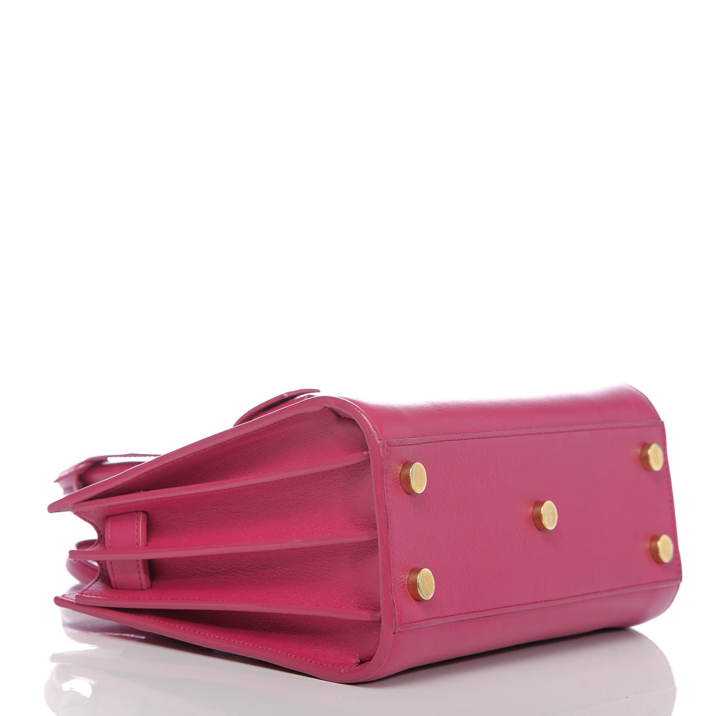 Calfskin Nano Sac De Jour Lipstick Fuchsia