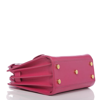 Saint Laurent Calfskin Nano Sac De Jour Lipstick Fuchsia 4 of 12