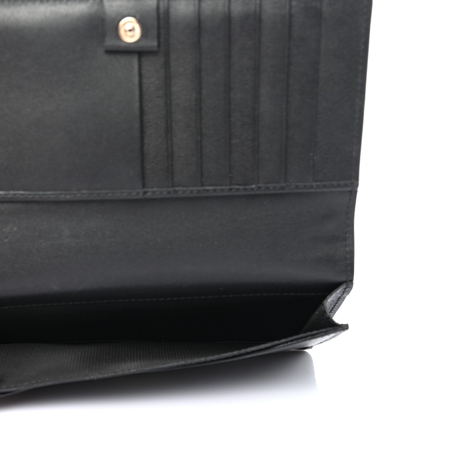 Valentino Garavani Vitello Rockstud Flap Wallet Black 6 of 9