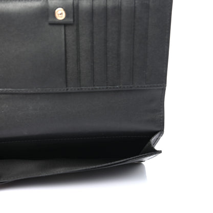 Valentino Garavani Vitello Rockstud Flap Wallet Black 6 of 9