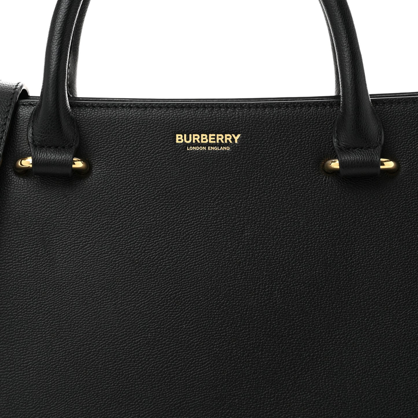 Calfskin Mega Check Small Banwell Tote Black