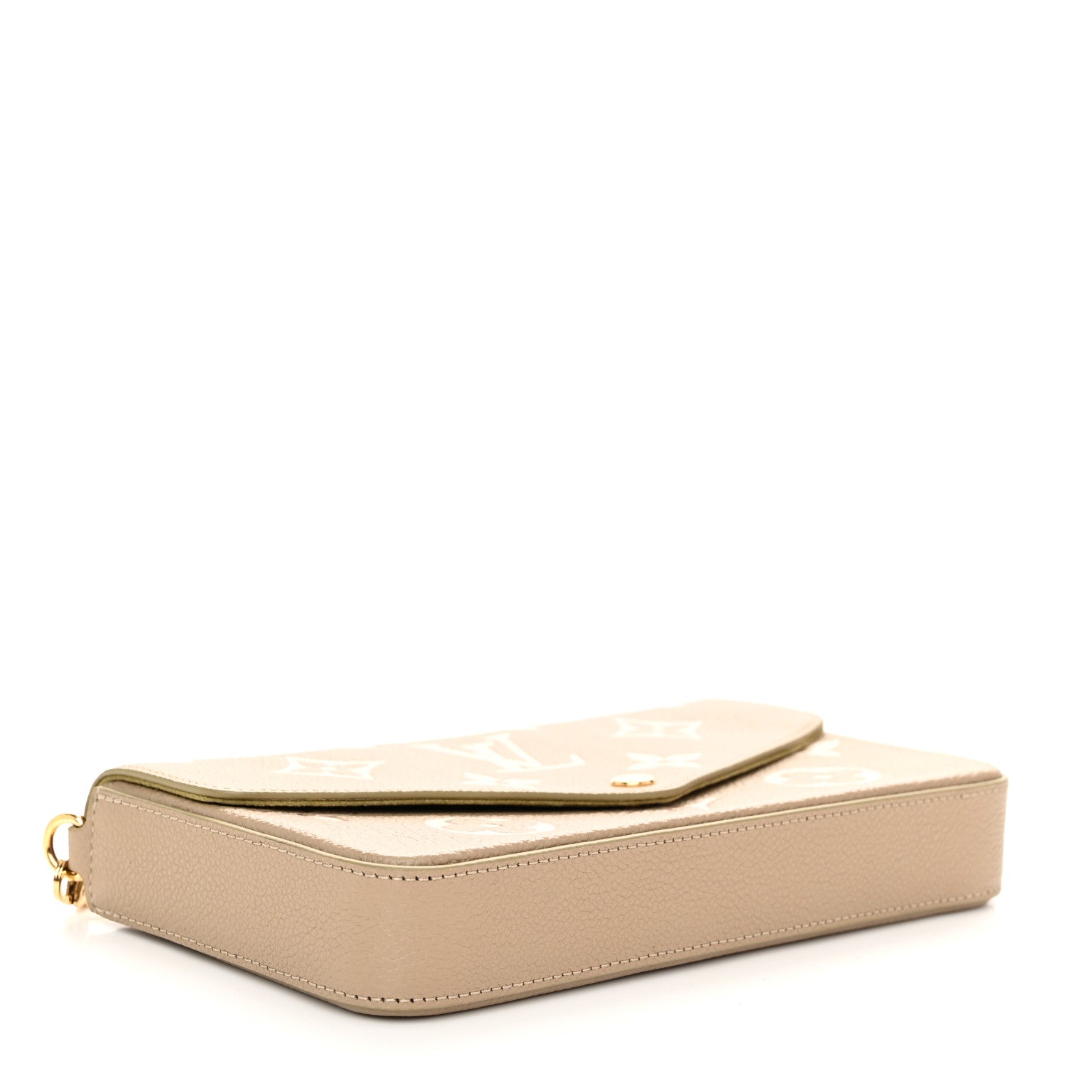 Louis Vuitton Empreinte Monogram Giant Felicie Pochette Tourterelle Creme 5 of 10