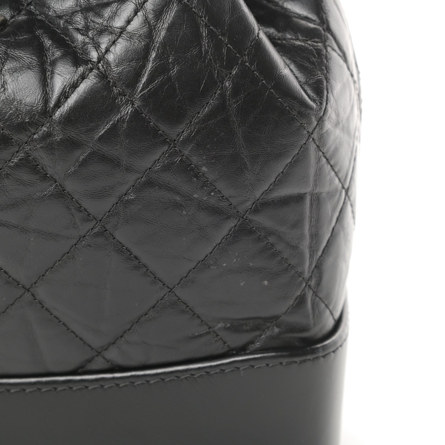 Chanel Aged Calfskin Quilted Small Gabrielle Backpack Black 13 of 14