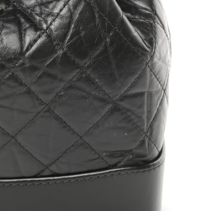 Chanel Aged Calfskin Quilted Small Gabrielle Backpack Black 13 of 14