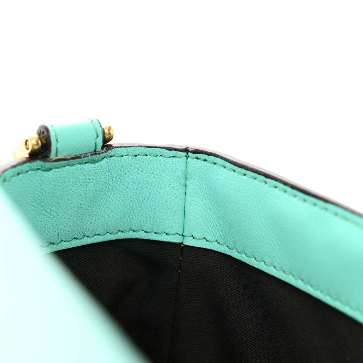 Nappa FF 1974 Embossed Baguette Tiffany