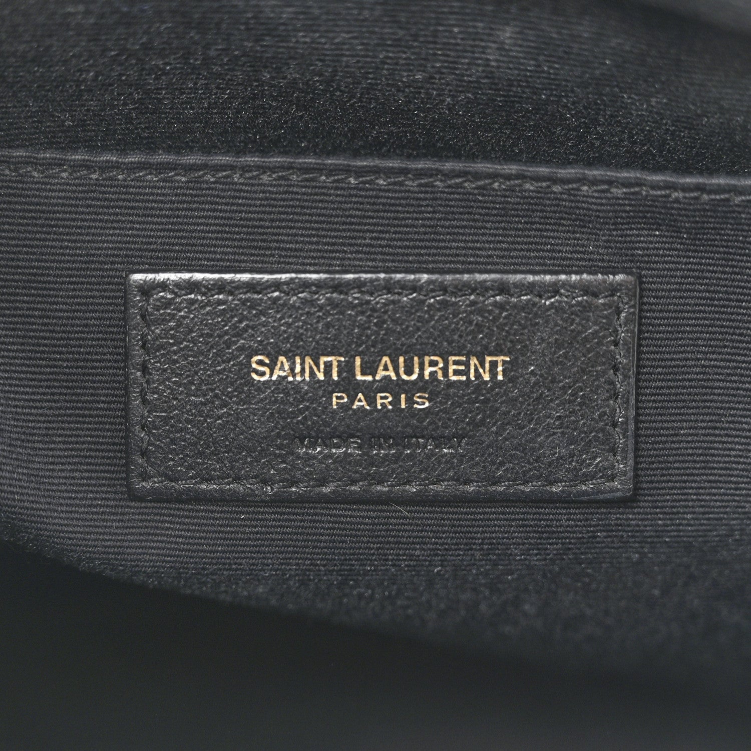 Saint Laurent Calfskin Matelasse Monogram Lou Camera Bag Black 6 of 14