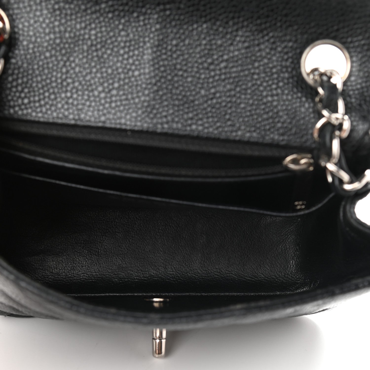 Chanel Caviar Quilted Mini Square Flap Black 5 of 9
