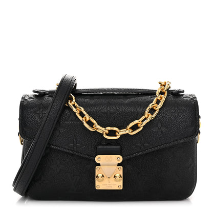 Louis Vuitton Empreinte Pochette Metis East West Black 1 of 10