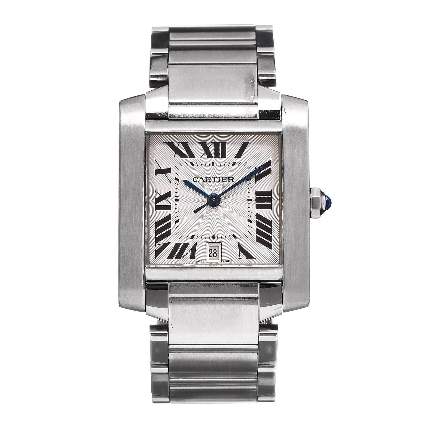 Stainless Steel 28mm Tank Francaise Automatic Watch