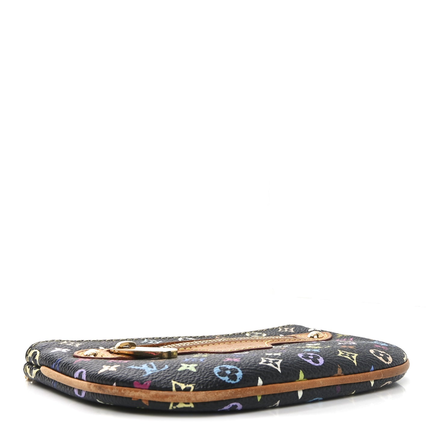 Monogram Multicolor Pochette Plate MM Black