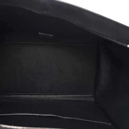 Celine Drummed Calfskin Suede Medium Trapeze Black 5 of 10